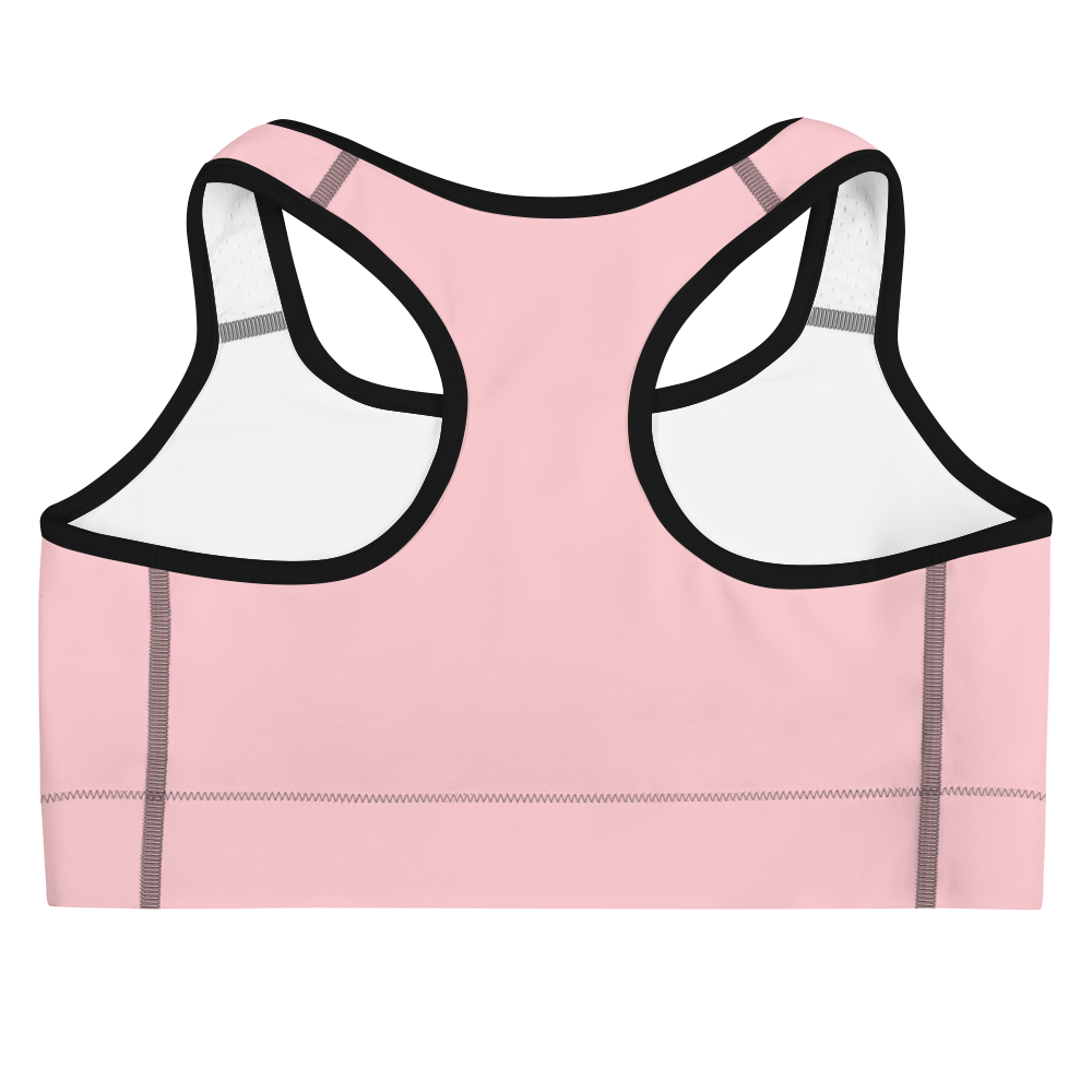 Pink Sports Bra (Black)