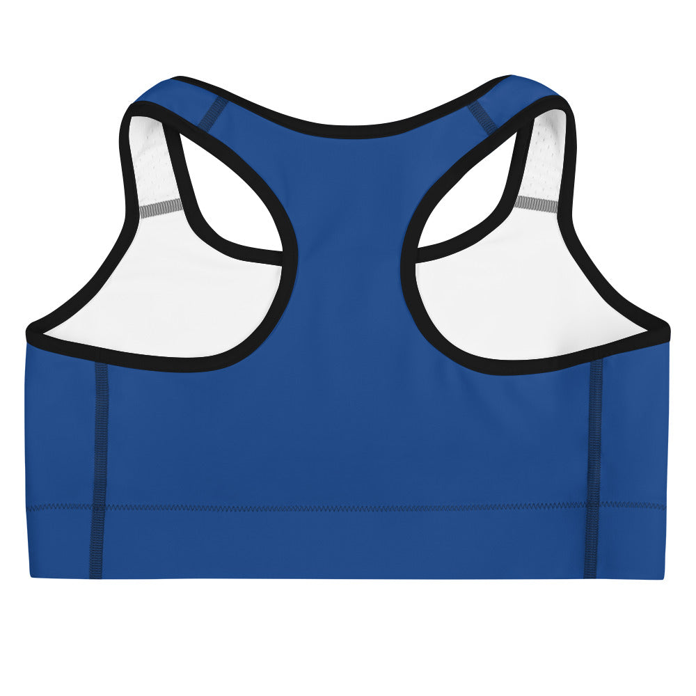 Blue Sports Bra (Black)