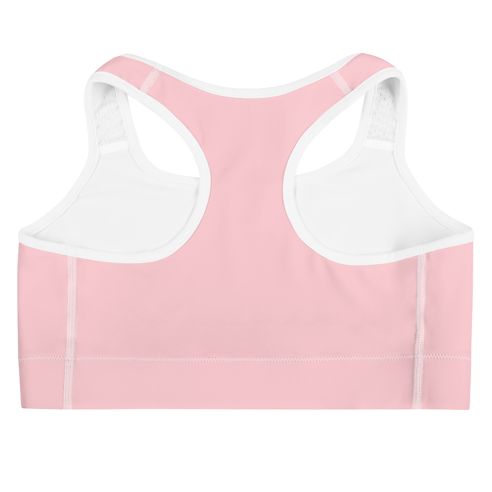 Pink Sports Bra (Black)