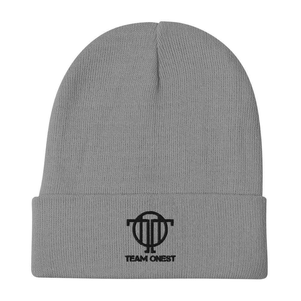 Embroidered Beanie (Black)